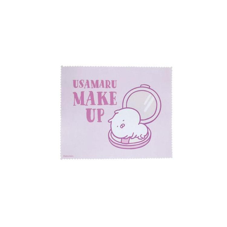 折りたたみメガネケース うさまるメイクアップ ピンク