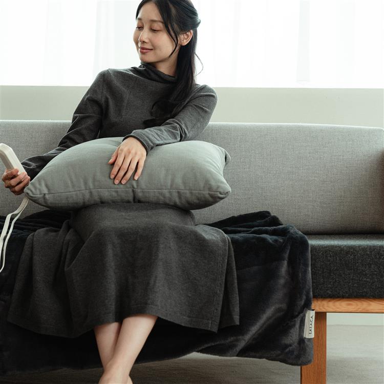 HEATED BLANKET 140×100cm チャコール チャコール