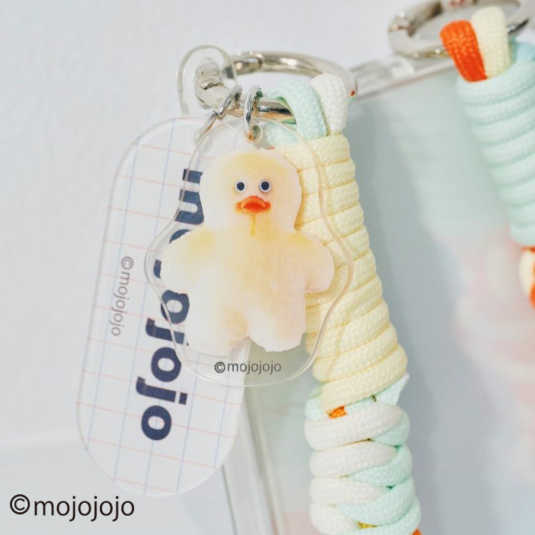 macaroni edge × mojojojo ショートストラップ ヒヨコ ヒヨコ