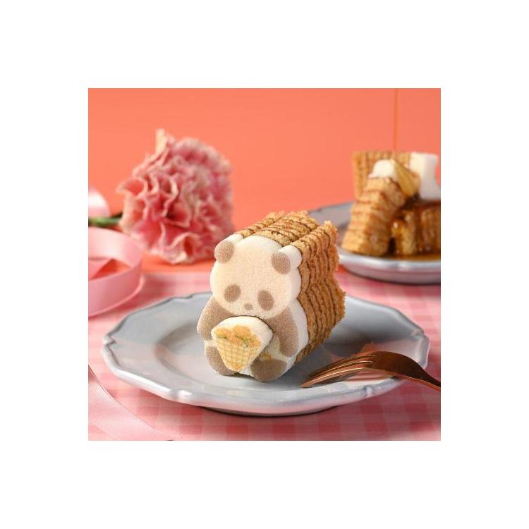 カタヌキヤ 花束パンダバウム メープル味