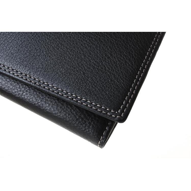 ロングウォレット ジャパンホルス 長財布 牛革 ブラック ブラック