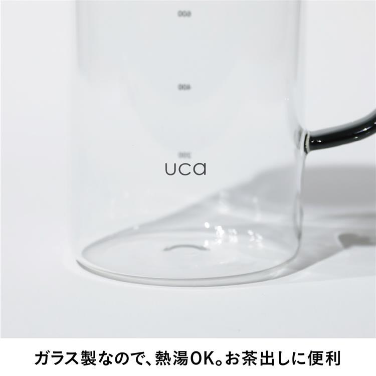 LOG 耐熱ガラスウォータージャグ ハンドル付き 1.0L