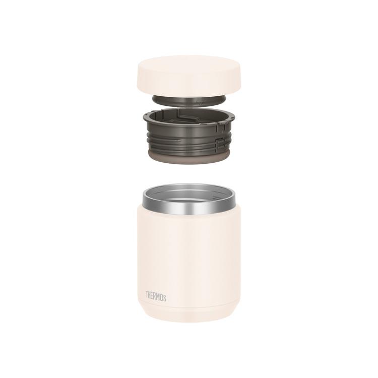 真空断熱スープジャー 400ml JED-401 クリームホワイト クリームホワイト