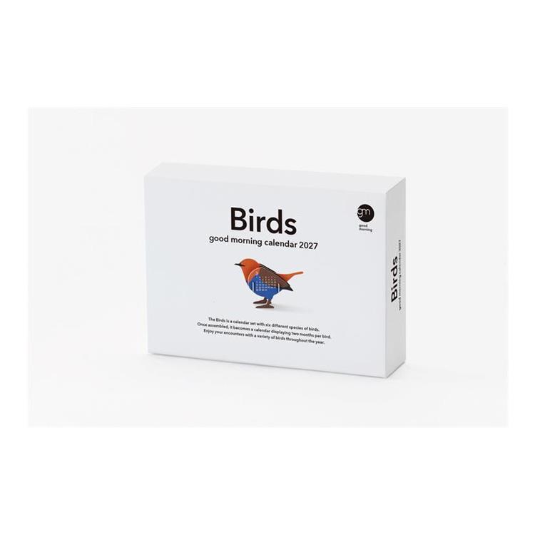 2027年1月始まりカレンダー 卓上 Birds Birds