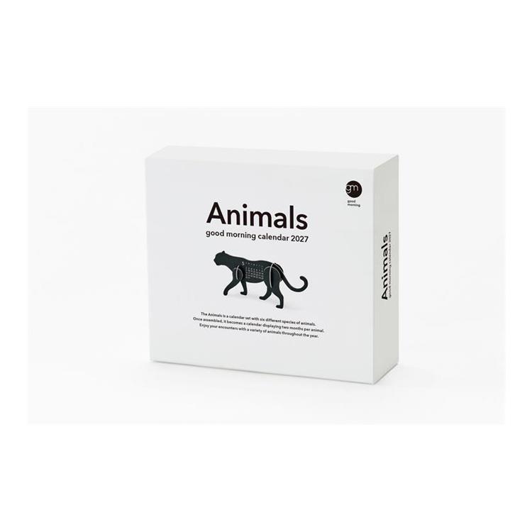 2027年1月始まりカレンダー 卓上 Animals Animals