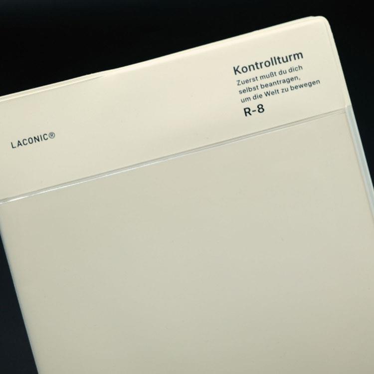 2026年3月始まり手帳 週間バーチカルレフト B6 ポケット アイボリー アイボリー