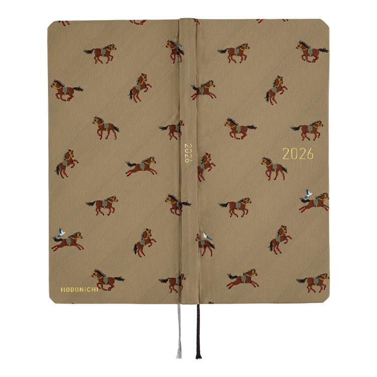 2026年4月始まり weeks タイ&チーフ 駆ける馬 ほぼ日手帳 駆ける馬