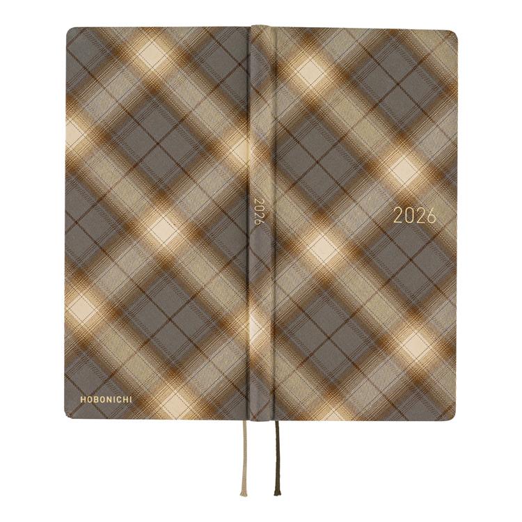 2026年4月始まり weeks シャツファブリック foggy check ほぼ日手帳