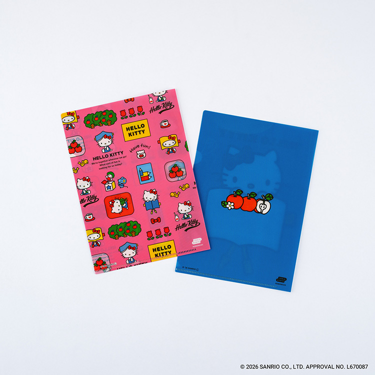 ほぼ日のクリアファイル カズンサイズ用(A5) ハローキティ 3枚セット