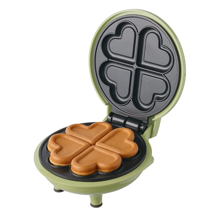 スマイルベイカーミニ クローバー グリーン ワッフルメーカー レコルト ホーム キッチン ロフト公式通販サイト Loft