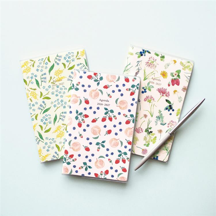 2026年4月始まり手帳 月間 B6 新書 ジャルダン フルリール フルリール