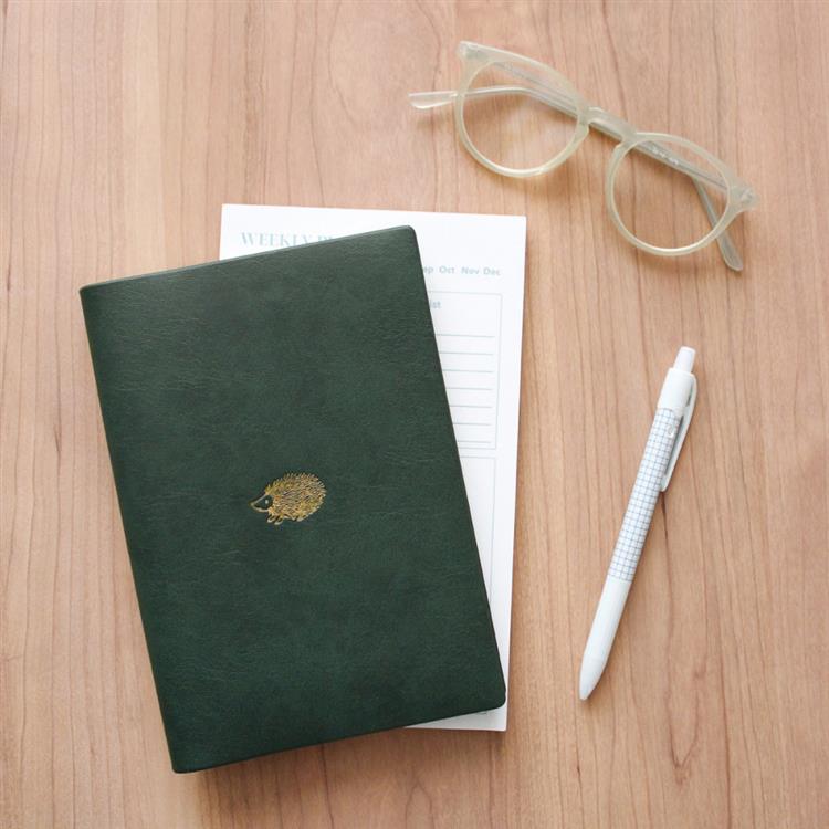 2026年4月始まり手帳 週間ブロック B6 ワンポイント ハリネズミ ハリネズミ