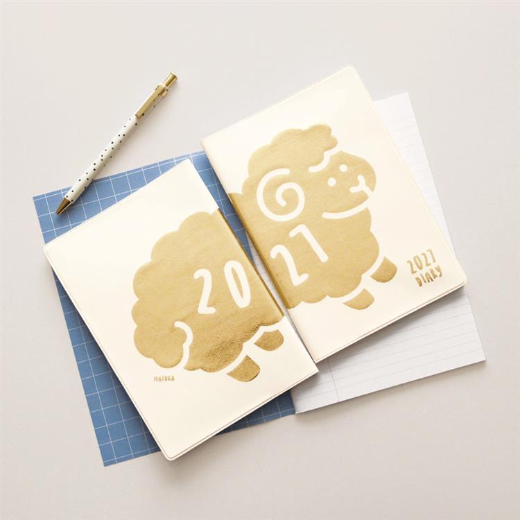 2027年1月始まり手帳 月間 B6 バーバー ピンク ピンク