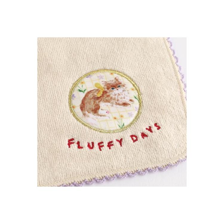 タオルハンカチ 利光春華 イエローリボンキャット イエローリボンキャット