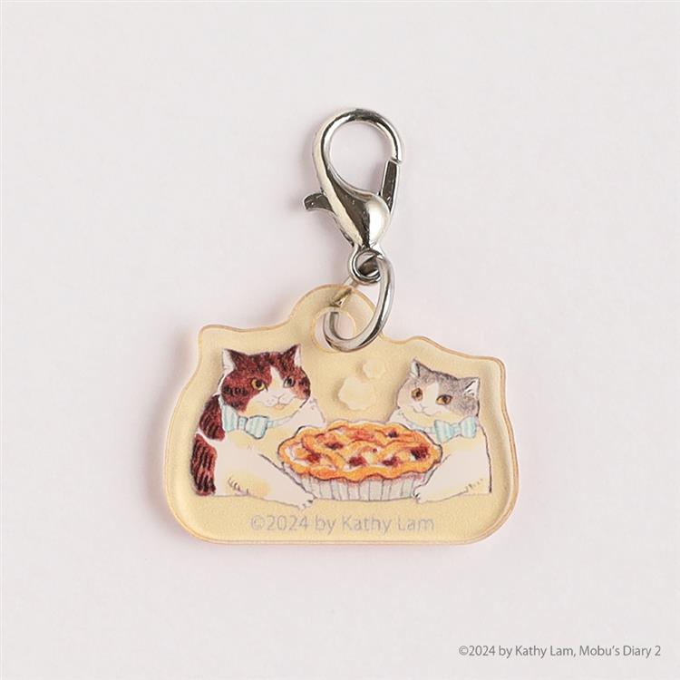 三毛猫モブは猫缶を稼ぎたい Mobu’s Diary ユニボールゼント ボールペン 0.5mm チャーム付き パイ パイ