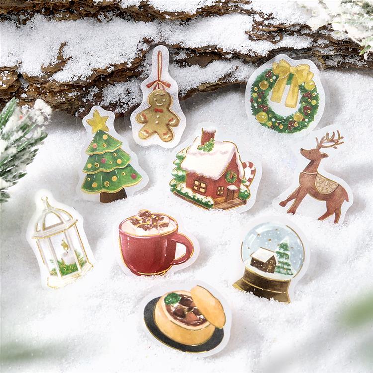 クリスマス フレークシール 青空蚤の市 青空蚤の市