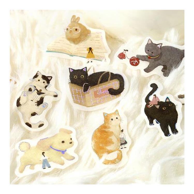 フレークシール プティストーリー アニマル アニマル