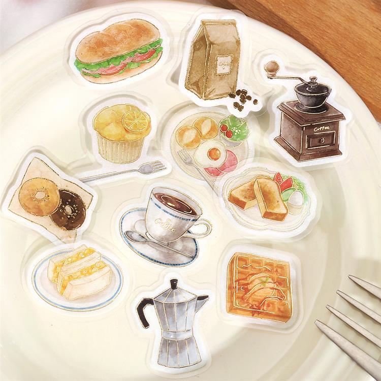 フレークシール 喫茶アラモード 24時間 朝8時【ロフト限定】 朝8時