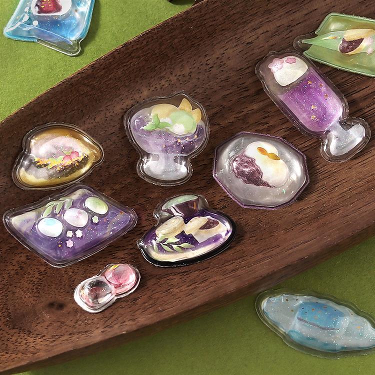 きゅるるんシール 箔押し 喫茶アラモード 雅 雅