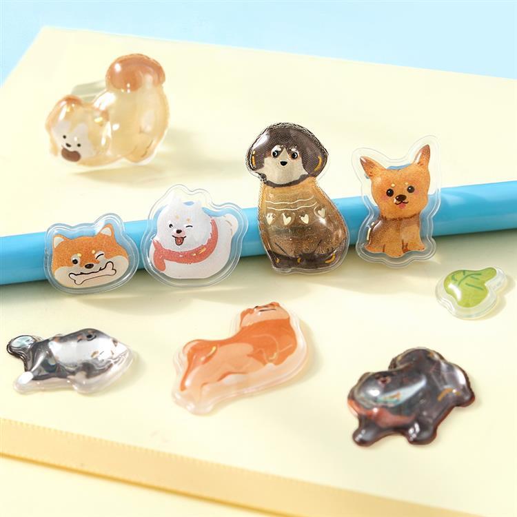 きゅるるんシール ワンちゃん ワンちゃん