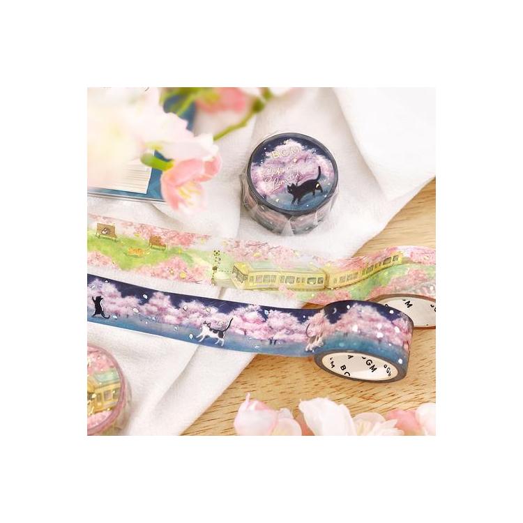 春柄 マスキングテープ 桜咲く電車通り 桜咲く電車通り