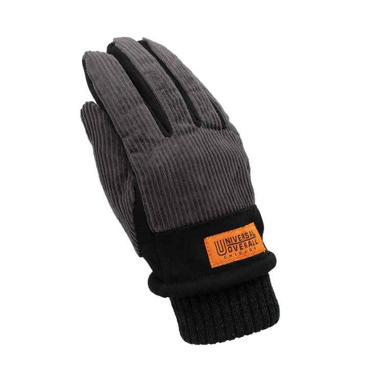 コーデュロイ手袋 メンズ タッチパネル対応 チャコールグレー【ロフト限定】 チャコールグレー