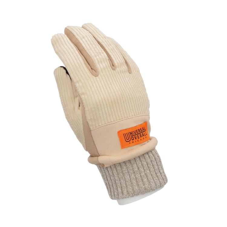 コーデュロイ手袋 レディース タッチパネル対応 アイボリー【ロフト限定】 アイボリー