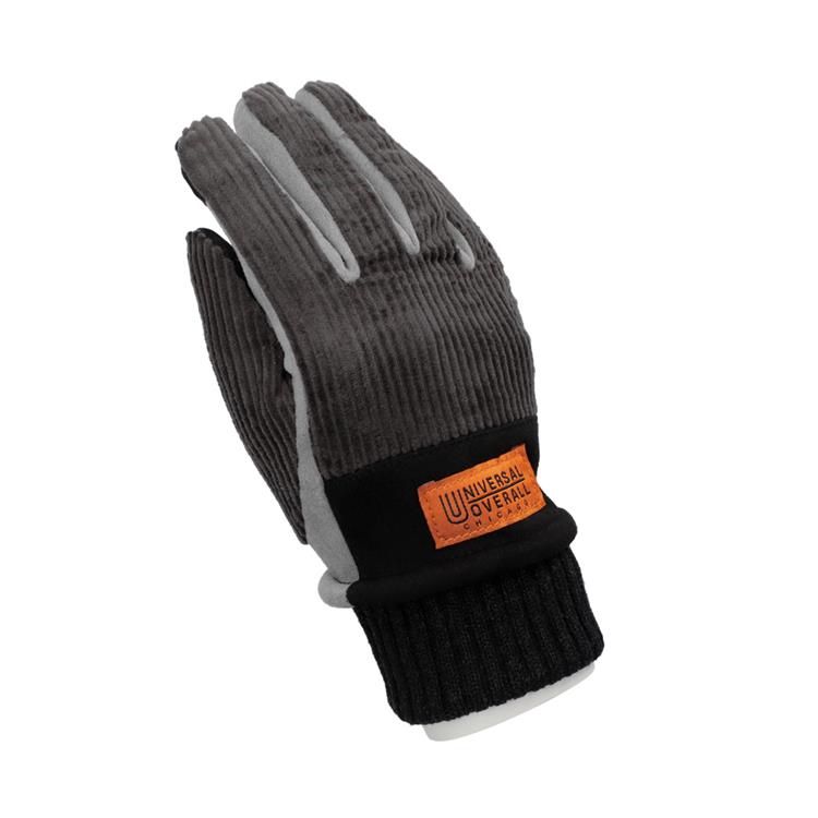 コーデュロイ手袋 レディース タッチパネル対応 チャコールグレー【ロフト限定】 チャコールグレー