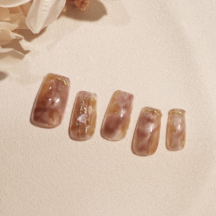 ネイルチップ Amber Glow