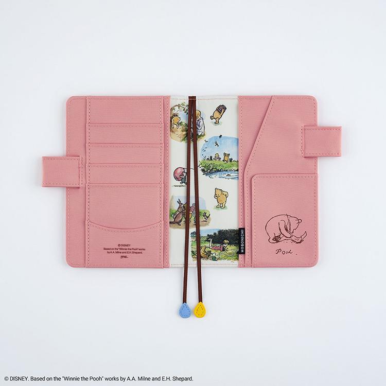 【予約】ほぼ日手帳カバー オリジナルサイズ用(A6) クマのプーさん 棒投げ橋【ロフト限定】