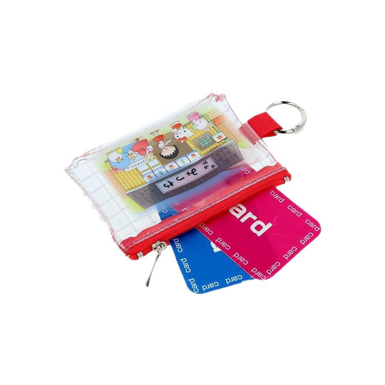ミニクリアポーチ ちびまる子ちゃん×サンリオキャラクターズ レッド ちびまる子ちゃん レッド