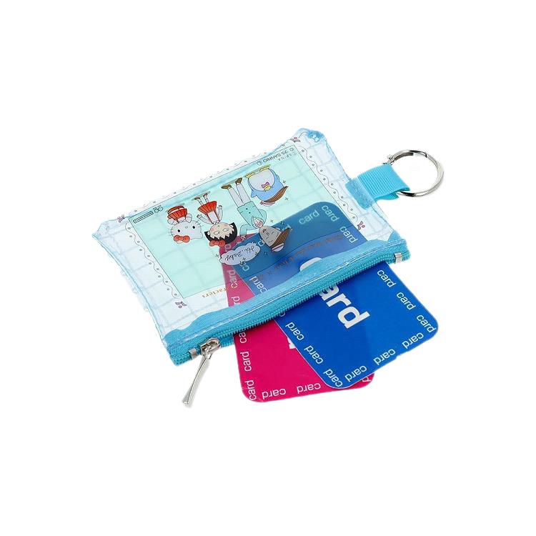 ミニクリアポーチ ちびまる子ちゃん×サンリオキャラクターズ グリーン ちびまる子ちゃん グリーン