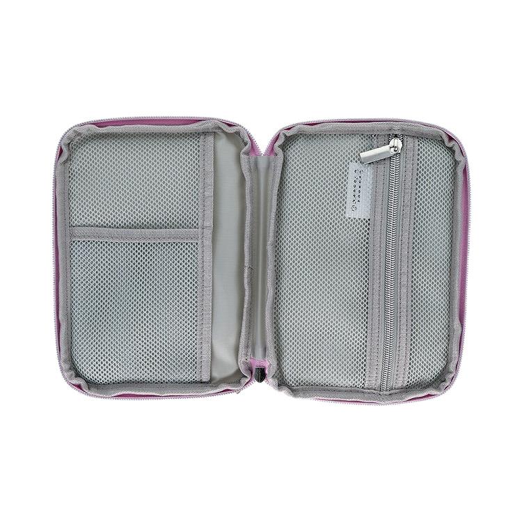 お薬ポーチ ホワイトタイガーとブラックタイガー×サンリオキャラクターズ ピンク ピンク