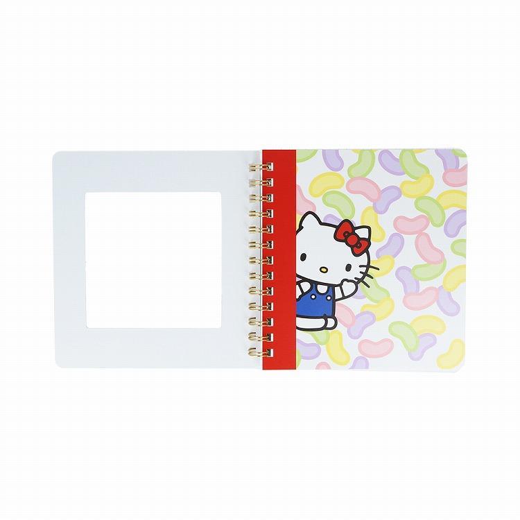 サンリオキャラクターズ 窓付きスクエアリングノート ハローキティ