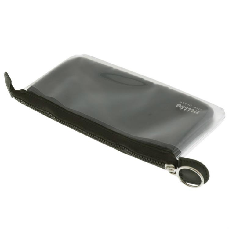 クリアポーチ ミッテ フラットタイプ ライトブラック ライトブラック