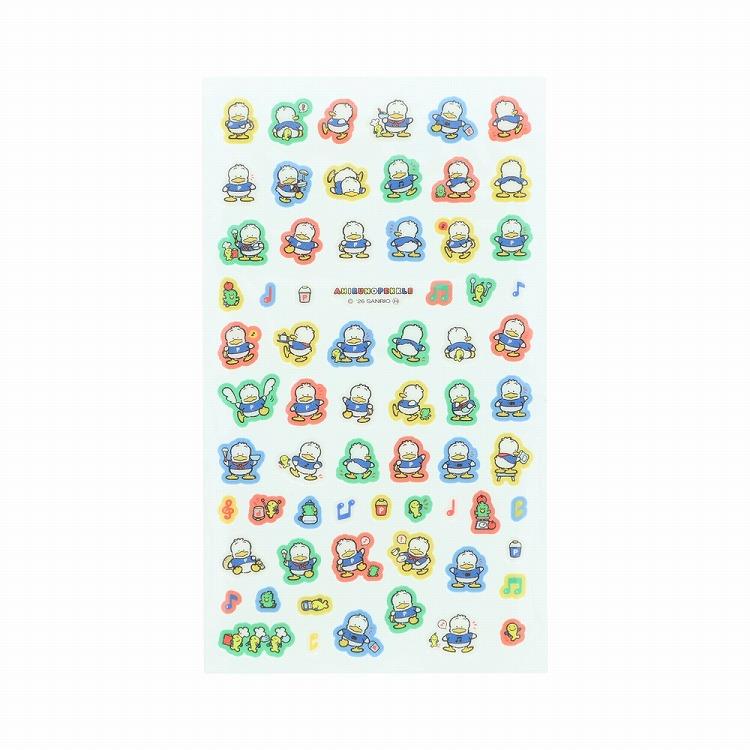 ミニミニデコシール レトロ サンリオキャラクターズ あひるのペックル あひるのペックル