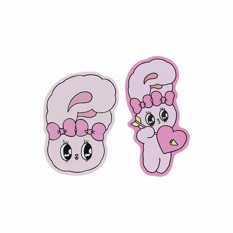 ダイカットミニレターセット エスターバニー ピンク ピンク