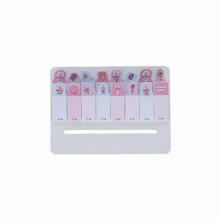 ダイカット付箋スリム エスターバニー ピンク ピンク