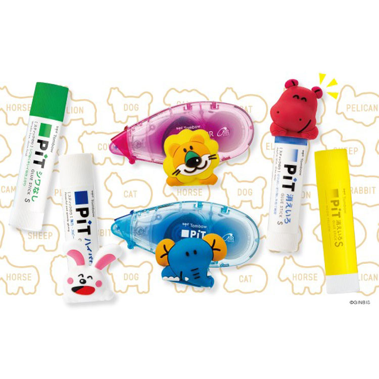 消えいろピットＳ／消えいろピットネオンＳ スティックのり ２本パック たべっ子どうぶつ着せ替えリング付き: ステーショナリー | ロフト公式通販サイト  | LOFT
