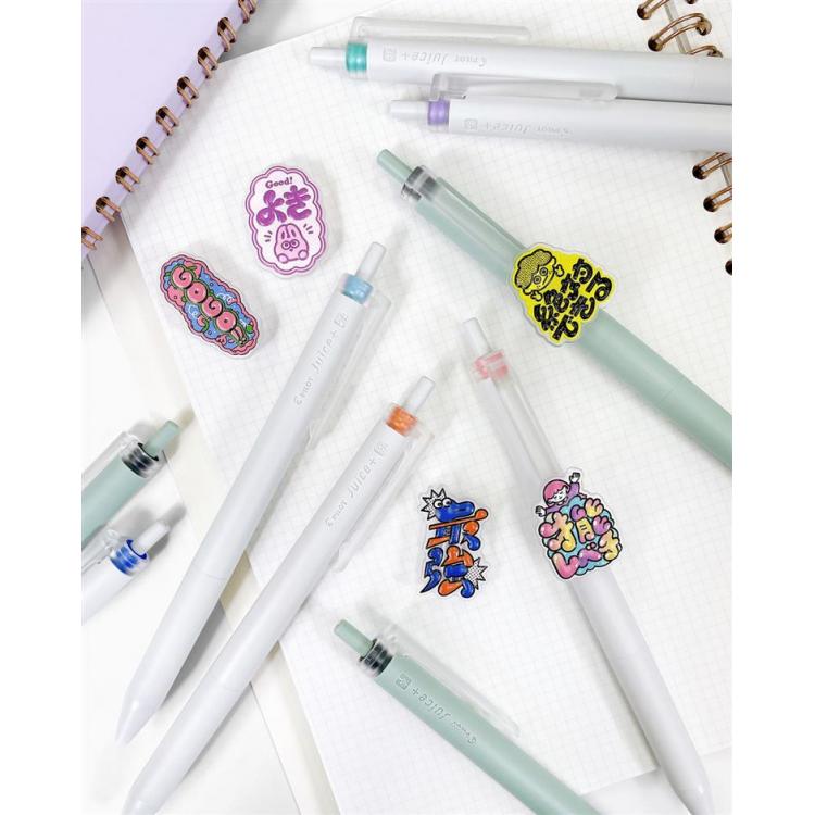 ジュースプラス ボールペン 0.4mm ゲルインク 3色セット A(A