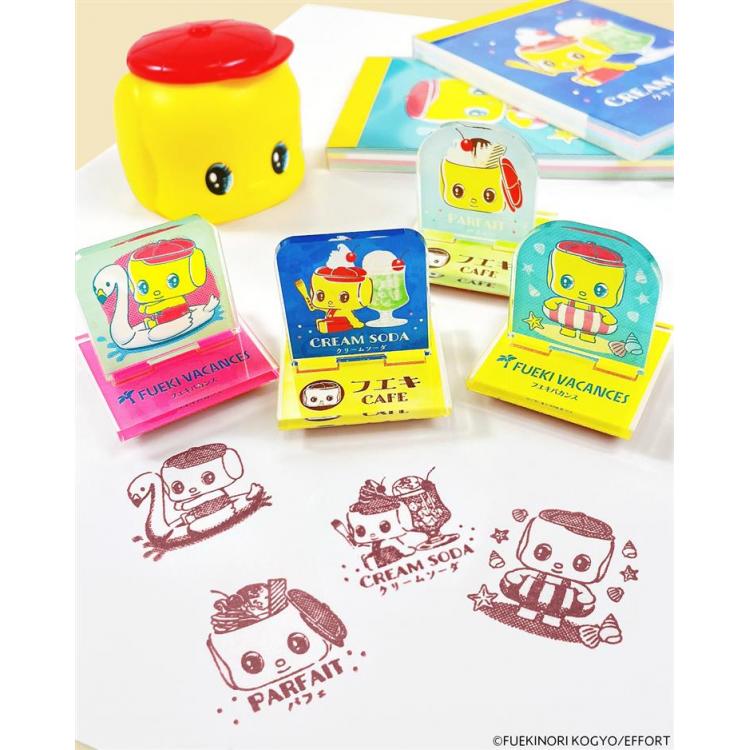 アクスタ➕食品 アクスタスタンプ フエキカフェ クリームソーダ(クリームソーダ