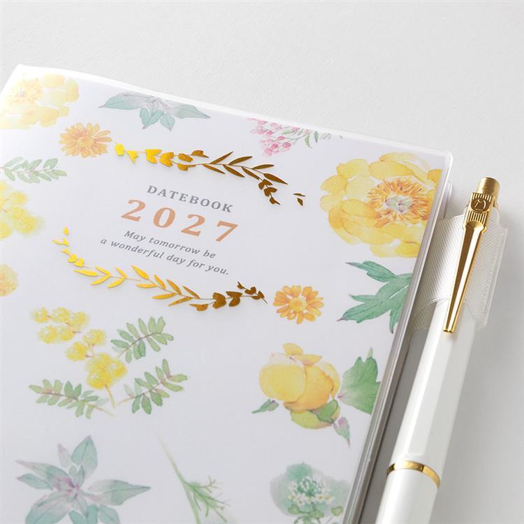 2027年1月始まり手帳 週間 A6 カントリータイム花柄 カントリータイム花柄