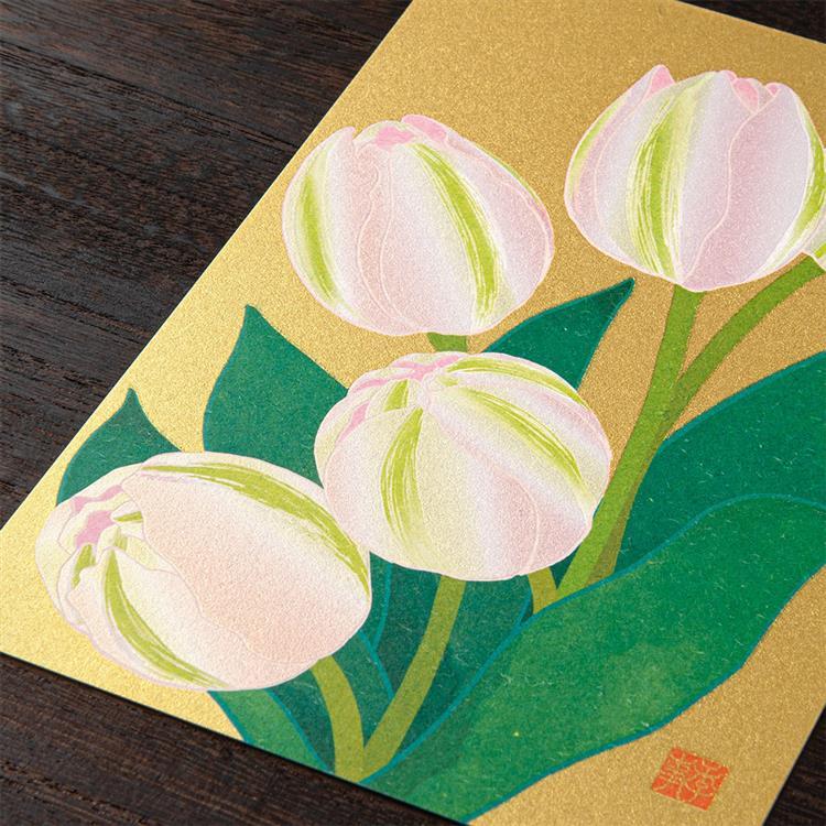 春柄 ポストカード チューリップ チューリップ