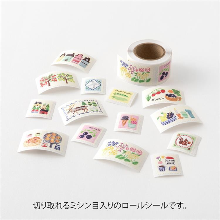 ロールシール ゆるログ 切手柄(切手柄): ステーショナリー | ロフト