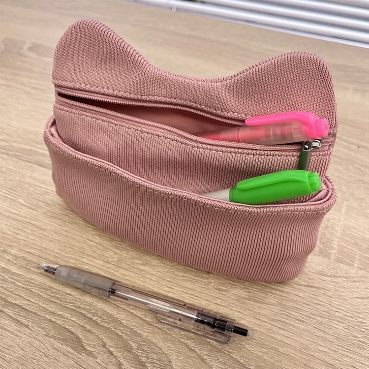 ノートにかぶせる猫耳ポーチ ピンク ピンク