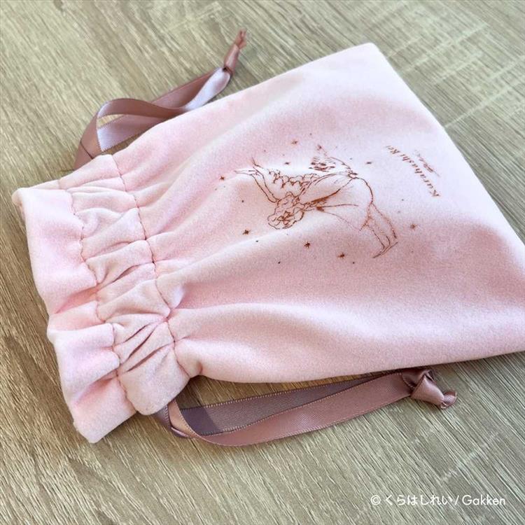 ベロア巾着 くらはしれい ピンク ピンク