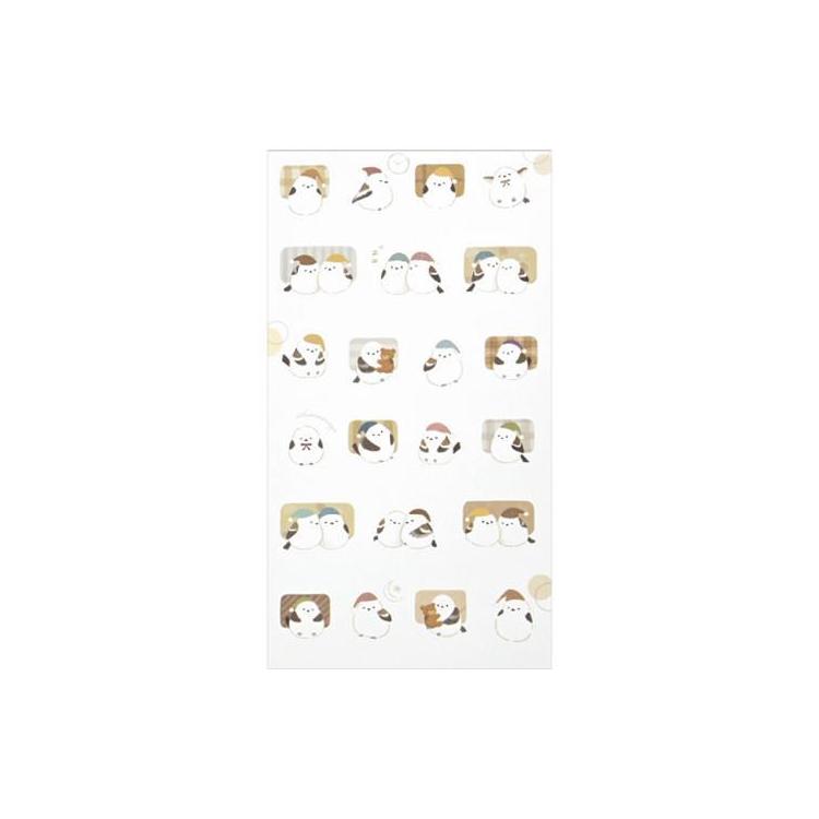 シール大 まったりアニマルズ ナイト シマエナガ シマエナガ