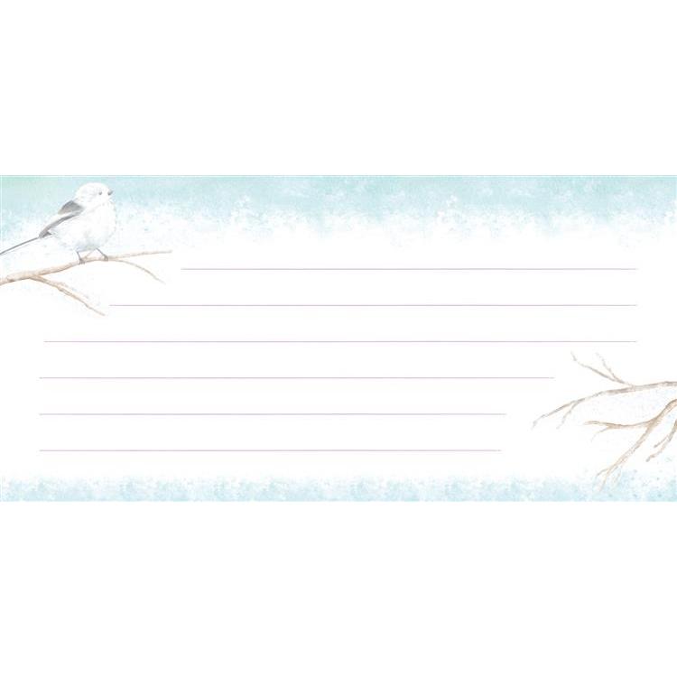 冬柄 一筆箋 シマエナガ