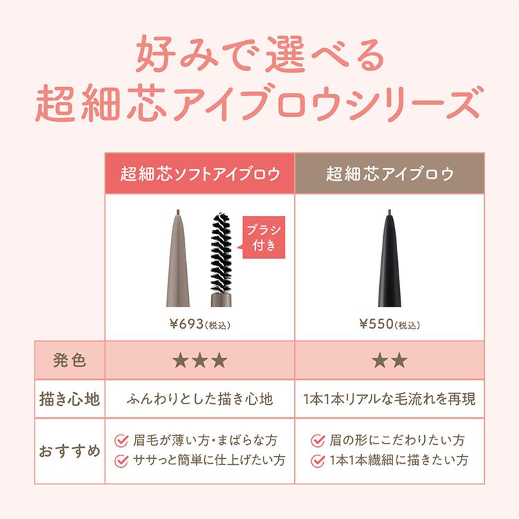 セザンヌ 超細芯ソフトアイブロウ 08 ビターグレージュ 08:ビターグレージュ