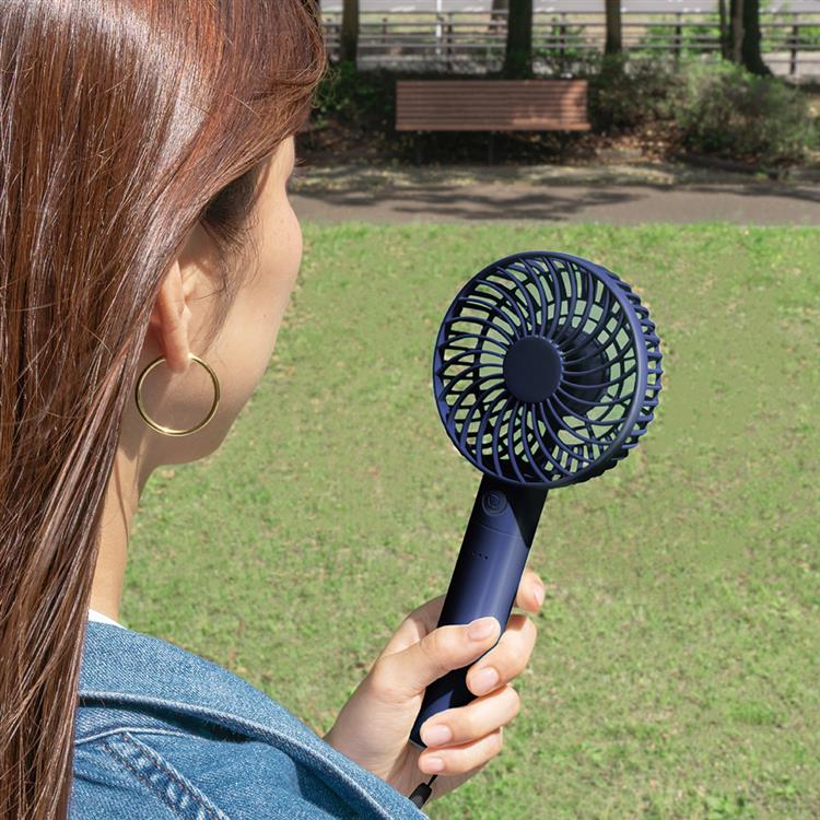 ハンディファン ポータブルファン モバイルバッテリー機能付